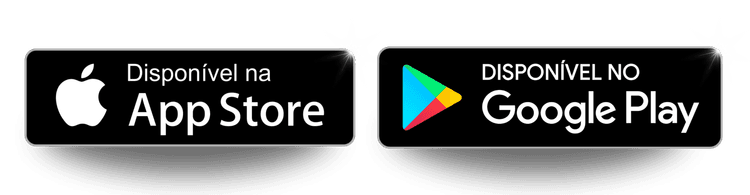 Disponível na App Store e Google Play